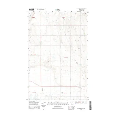 2017 Map of Ellsworth Coulee, 2017 Print