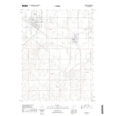 2018 Map of Ellsworth, 2018 Print