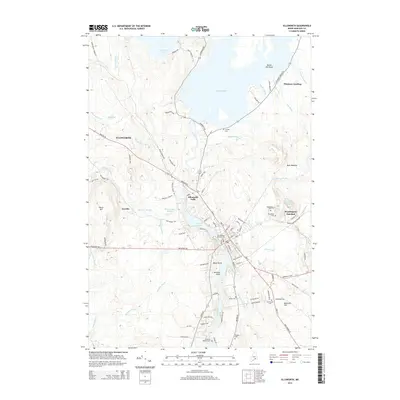 2014 Map of Ellsworth, 2014 Print