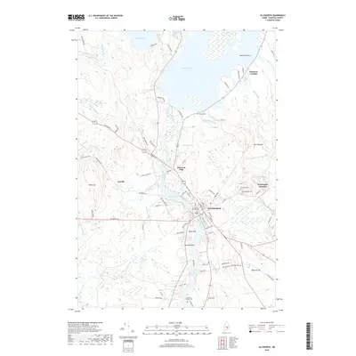 2018 Map of Ellsworth, 2018 Print
