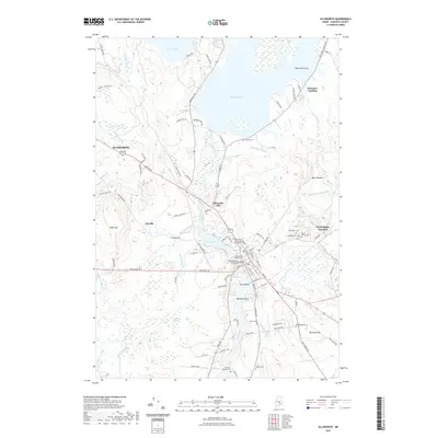 2021 Map of Ellsworth, 2021 Print