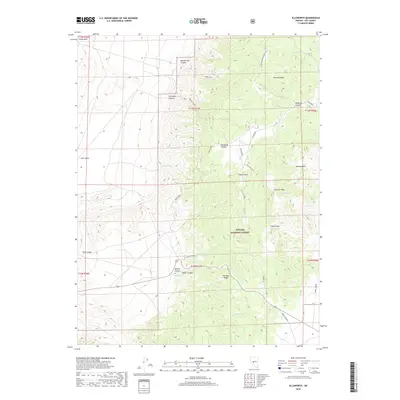 2018 Map of Ellsworth, 2018 Print