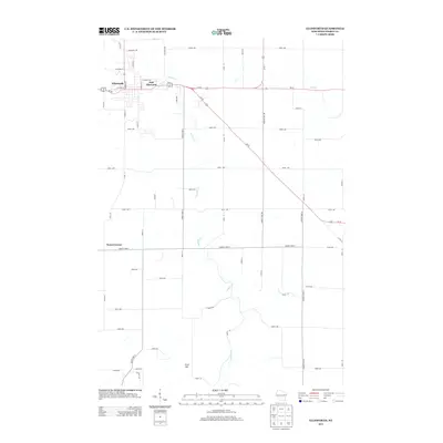 2013 Map of Ellsworth, 2013 Print
