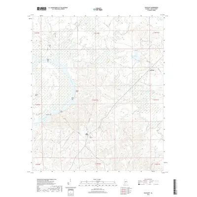 2018 Map of Elm Bluff, 2018 Print