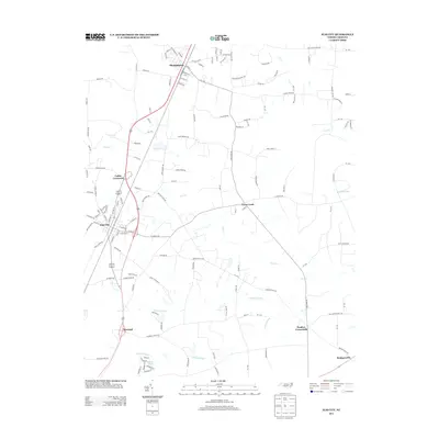 2013 Map of Elm City, 2013 Print