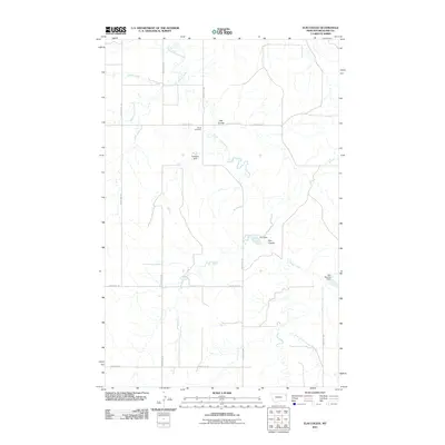 2011 Map of Elm Coulee, 2011 Print