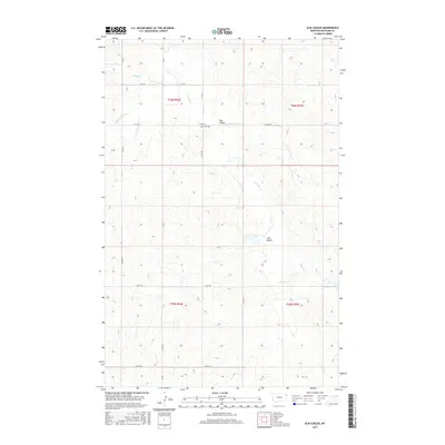 2017 Map of Elm Coulee, 2017 Print