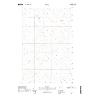 2020 Map of Elm Coulee, 2020 Print