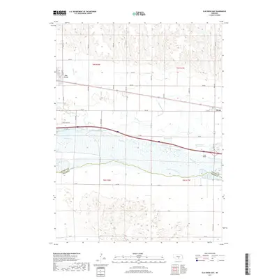 2017 Map of Elm Creek East, 2017 Print