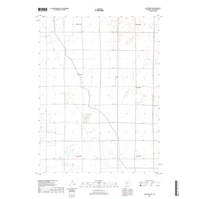 2017 Map of Elm Creek SW, 2017 Print