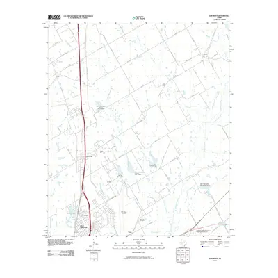 2010 Map of Elm Mott, 2010 Print