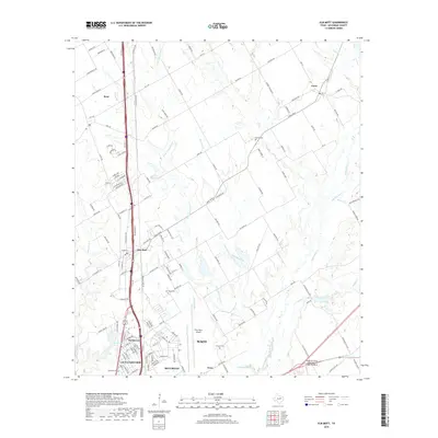2019 Map of Elm Mott, 2019 Print