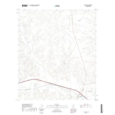 2019 Map of Elm Slough, 2019 Print