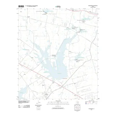 2010 Map of Elmendorf, 2010 Print
