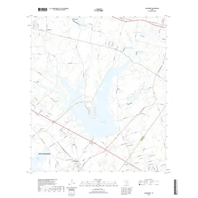 2019 Map of Elmendorf, 2019 Print