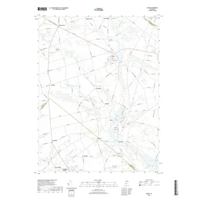 2019 Map of Elmer, 2019 Print