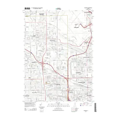 2015 Map of Elmhurst, 2015 Print