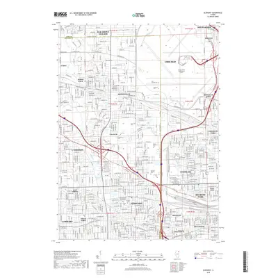 2018 Map of Elmhurst, 2018 Print