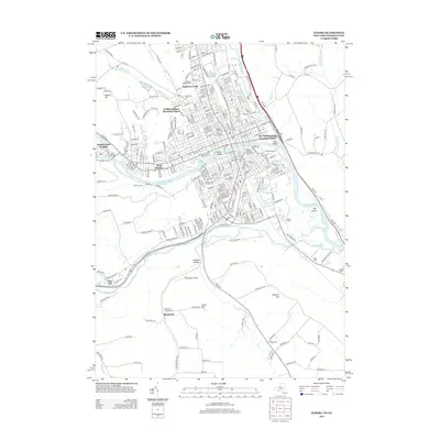 2013 Map of Elmira, 2013 Print