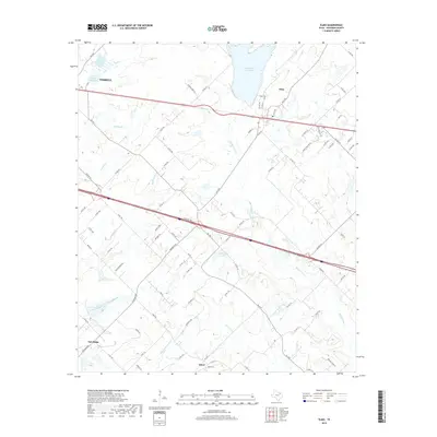2019 Map of Elmo, 2019 Print