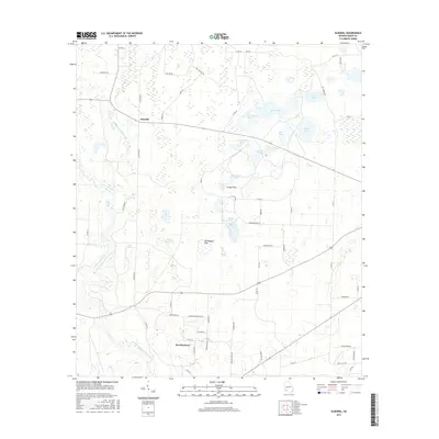 2017 Map of Elmodel, 2017 Print