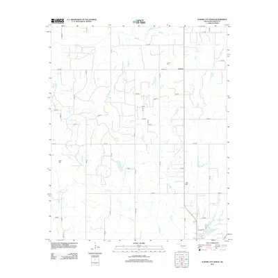 2013 Map of Elmore City North, 2013 Print