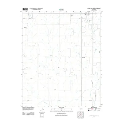 2012 Map of Elmore City South, 2012 Print