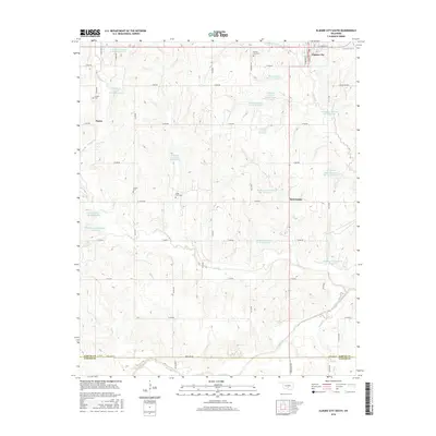 2016 Map of Elmore City South, 2016 Print