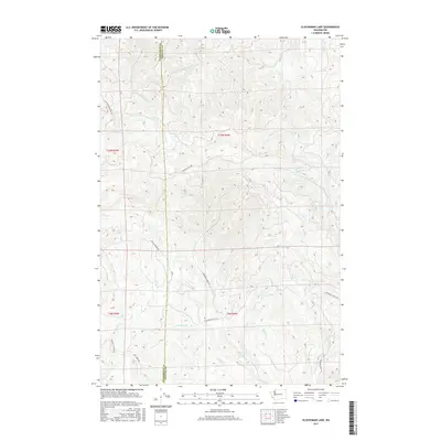 2017 Map of Elochoman Lake, 2017 Print