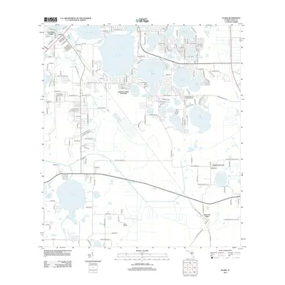 2012 Map of Eloise, 2012 Print