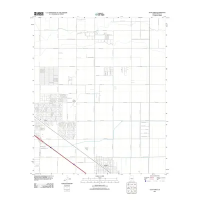 2011 Map of Eloy North, 2011 Print