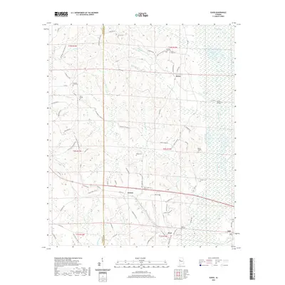 2020 Map of Elrod, 2020 Print