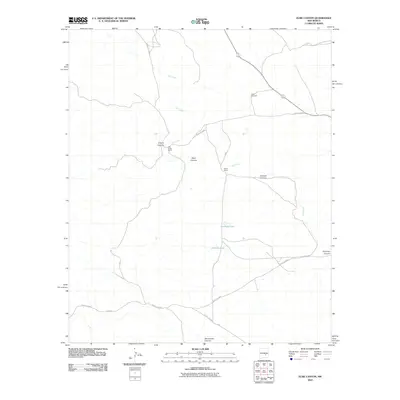 2010 Map of Elsie Canyon, 2010 Print