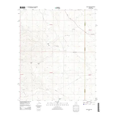 2013 Map of Elsie Canyon, 2013 Print