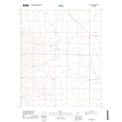 2023 Map of Elsie Canyon, 2023 Print