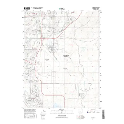 2016 Map of Elsmere, 2016 Print