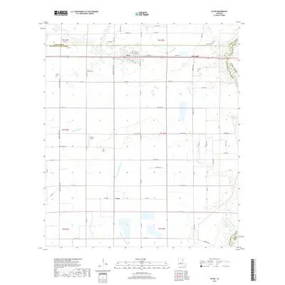 2018 Map of Elton, 2018 Print