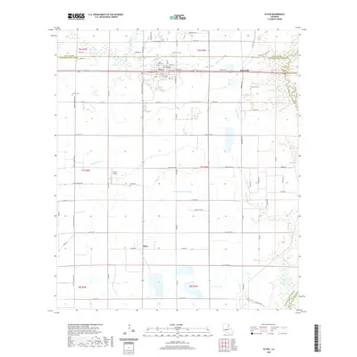 2020 Map of Elton, 2020 Print