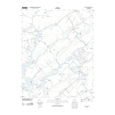 2010 Map of Elverton, 2010 Print