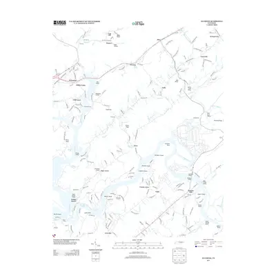 2013 Map of Elverton, 2013 Print