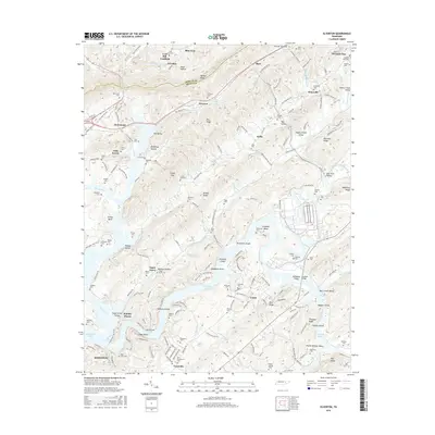 2016 Map of Elverton, 2016 Print