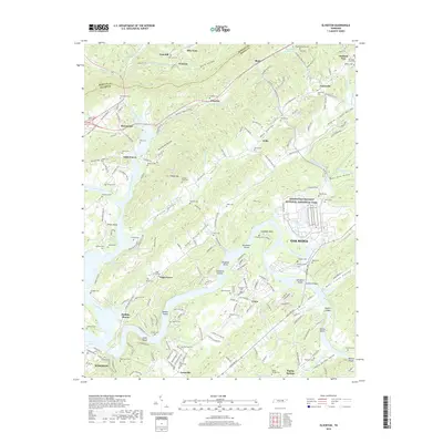 2019 Map of Elverton, 2019 Print