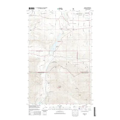 2014 Map of Elwha, 2014 Print