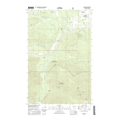 2017 Map of Elwha, 2017 Print
