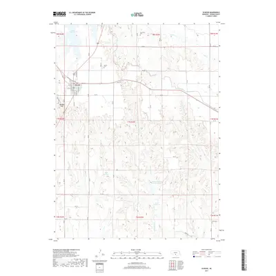 2017 Map of Elwood, 2017 Print