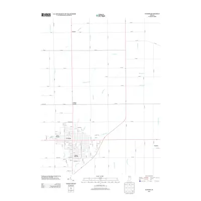 2013 Map of Elwood, 2013 Print