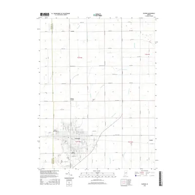2016 Map of Elwood, 2016 Print