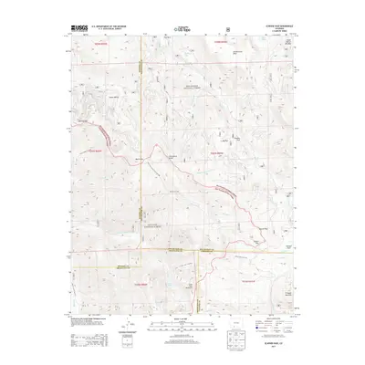 2013 Map of Elwood Pass, 2013 Print