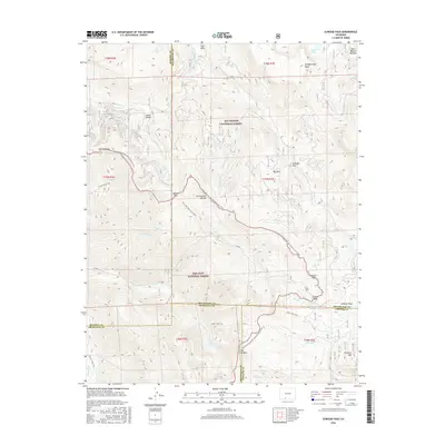 2016 Map of Elwood Pass, 2016 Print