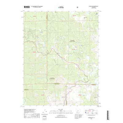 2019 Map of Elwood Pass, 2019 Print